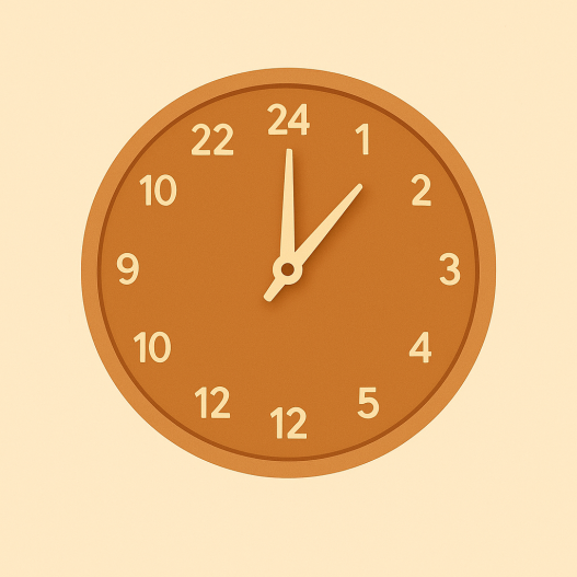 Orologio 24 ore